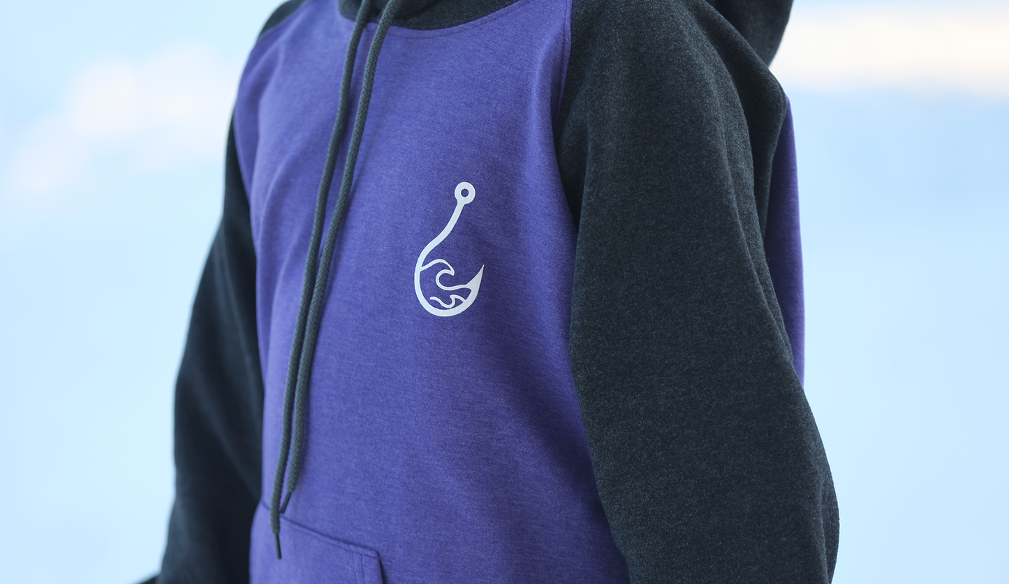 *NEW Double Overhead Hoodie - Purple